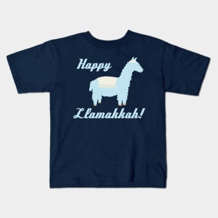 Happy Llamakkah! Kids T-Shirt